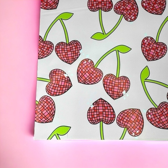 Cherry Bling Pink Shipping Bags Polymailers Poly Mailers Spring Summer 25 Pack - Picture 3 of 3